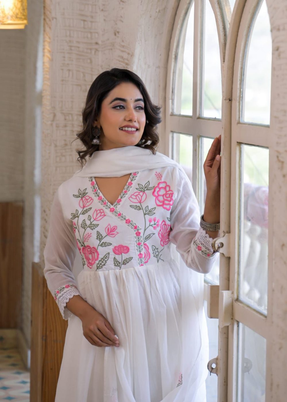 “Pure Summer Mul Series 3 Pcs Kurti Set